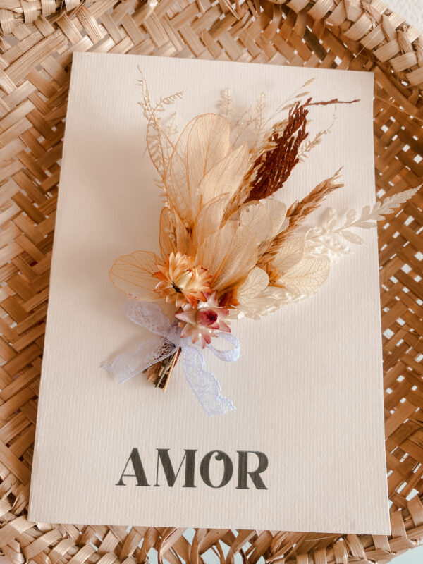 Cartão floral Amor - Image 2
