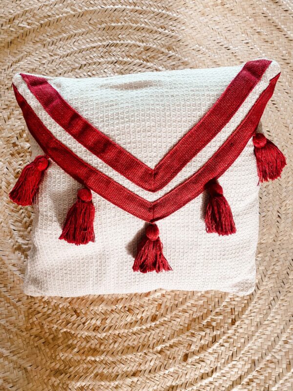 Capa de almofada Boho Terracota